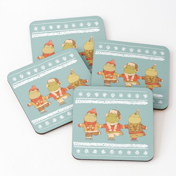 Item preview, Festive frogs (without background) designed and sold by peachy-doodle.