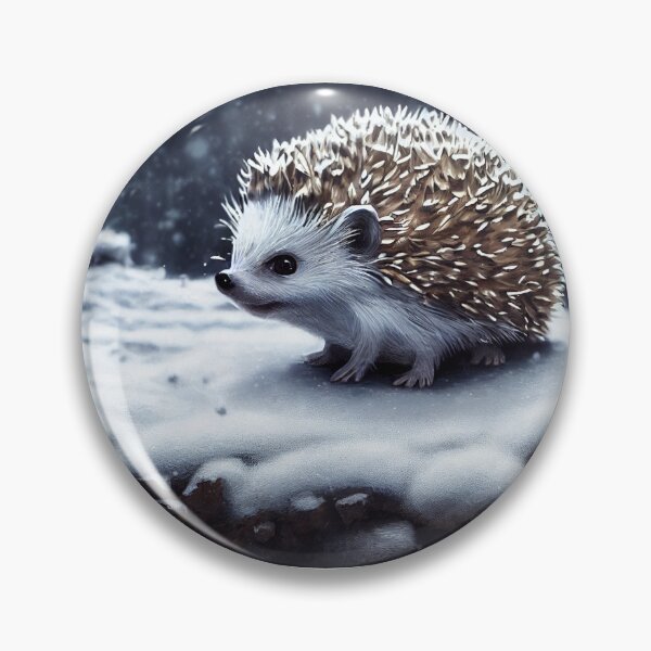 Artikelvorschau, Igel in einer Winterlandschaft. entworfen und verkauft von Maniock.