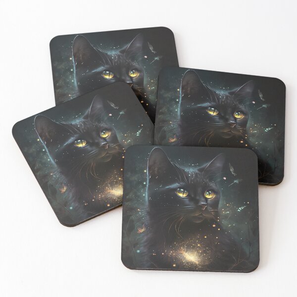 Item preview, Moon The Black Fairy Cat 3  designed and sold by idreamaboutcats.