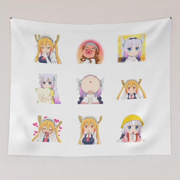 Item preview, [ 9 SET ] Miss Kobayashi's Dragon Maid Sticker Pack designed and sold by BSHA-o-RAHA.