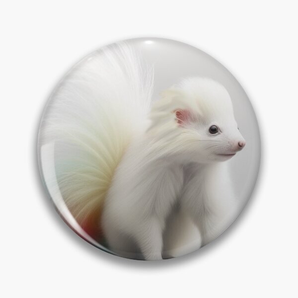 Item preview, Colorful Albino Skunk designed and sold by Knot2Olde.