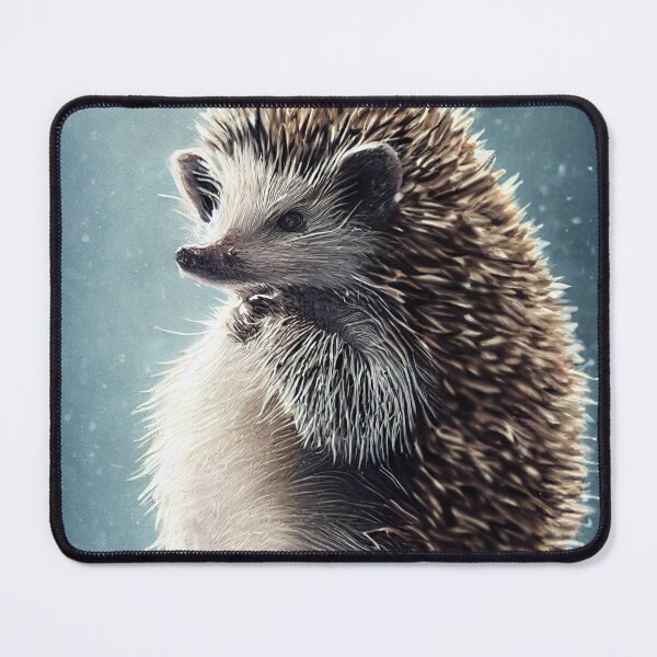 Item preview, Hedgehog in the snow. designed and sold by Maniock.