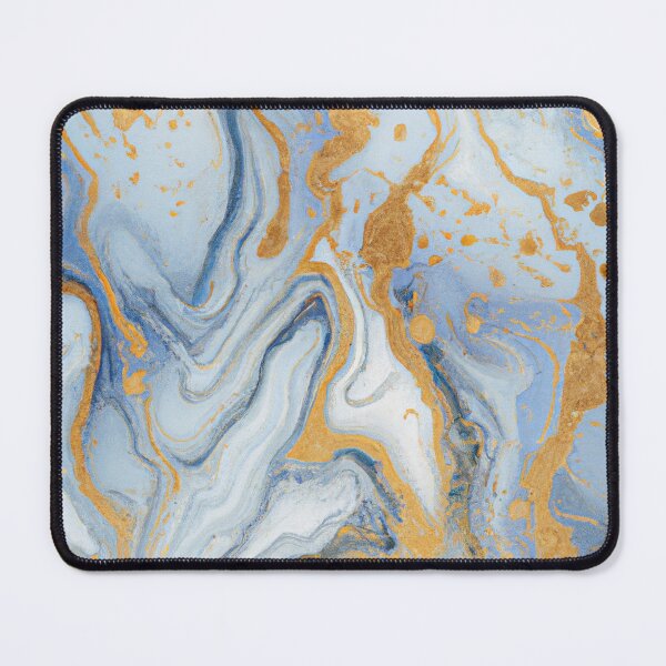 Item preview, Blue, gold and white granite design designed and sold by brewed-designs.