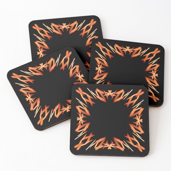 Item preview, Orange paintings, abstract art designed and sold by Meo Design.