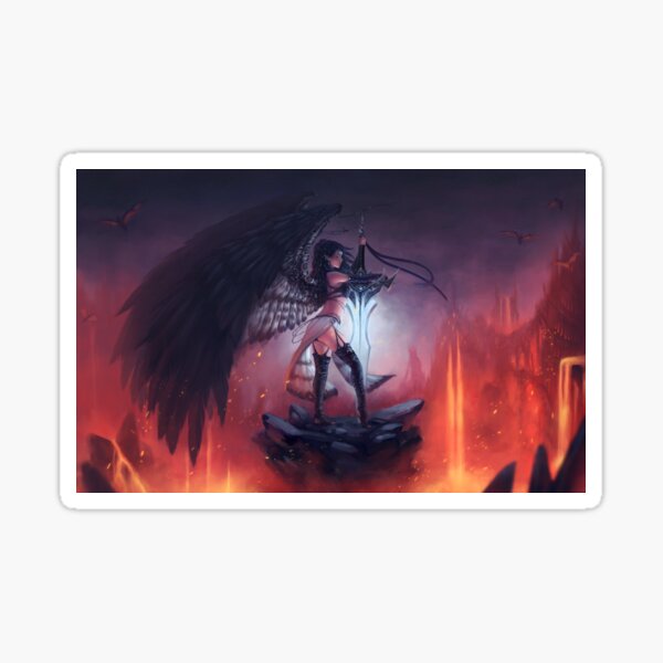 Dark angel Sticker