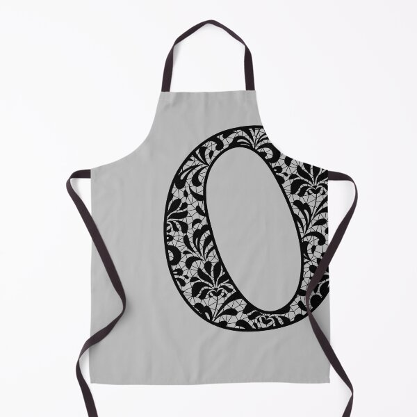 Item preview, The Letter O- Black Lace Botanical Monogram designed and sold by Tasha-design.