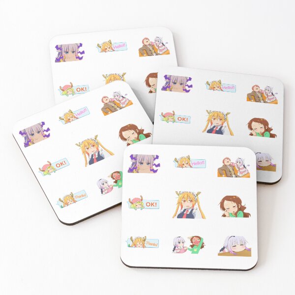 Item preview, [ 9 SET ] Miss Kobayashi's Dragon Maid Sticker Pack designed and sold by BSHA-o-RAHA.