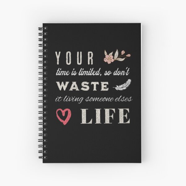 Item preview, Your time is limited motivational life quote designed and sold by DrewStork.