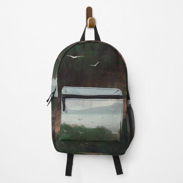 Item preview, a view of a village with an ocean view designed and sold by kimbongjune.