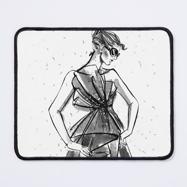 Item preview, Women in pleated couture gown designed and sold by Universal-7.