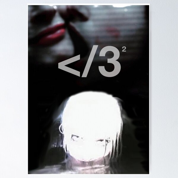 Item preview, Destroy Lonely "</3" Broken Hearts Opium Poster  designed and sold by bxv3.