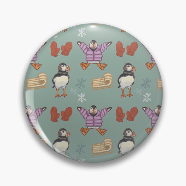 Item preview, Winter Puffin Fun Pattern designed and sold by Danielle Seay.