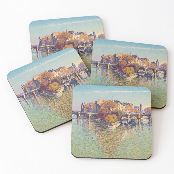 Item preview, Le Pont Neuf in Paris, Beautiful Clear Weather (1940) - Gustave Cariot designed and sold by SALON DES ARTS.