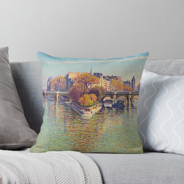 Item preview, Le Pont Neuf in Paris, Beautiful Clear Weather (1940) - Gustave Cariot designed and sold by SALON DES ARTS.