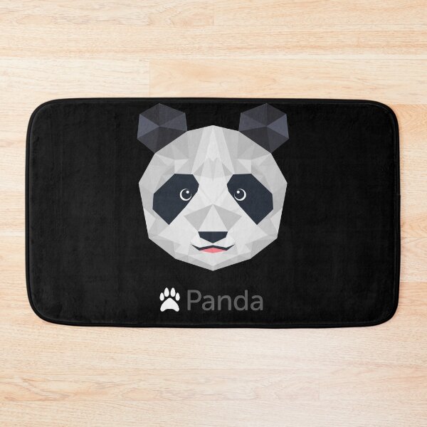 Item preview, geometric panda designed and sold by JessyMarketing.