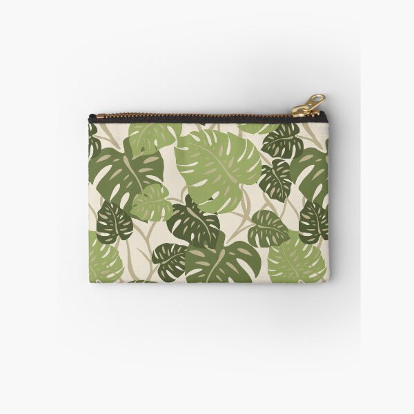 Item preview, Cliff Hanger Monstera Leaf Hawaiian Print - Sage and Olive Green designed and sold by DriveIndustries.