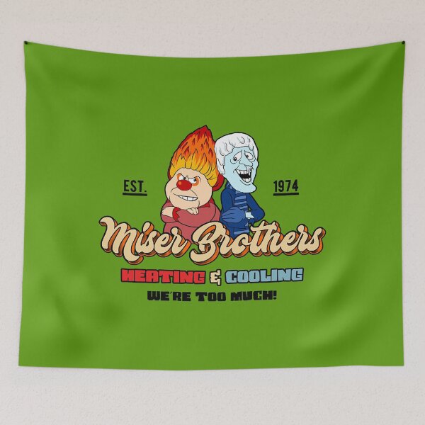 Item preview, We're Too Much Heating And Cooling Cute Characters  designed and sold by malconerh.