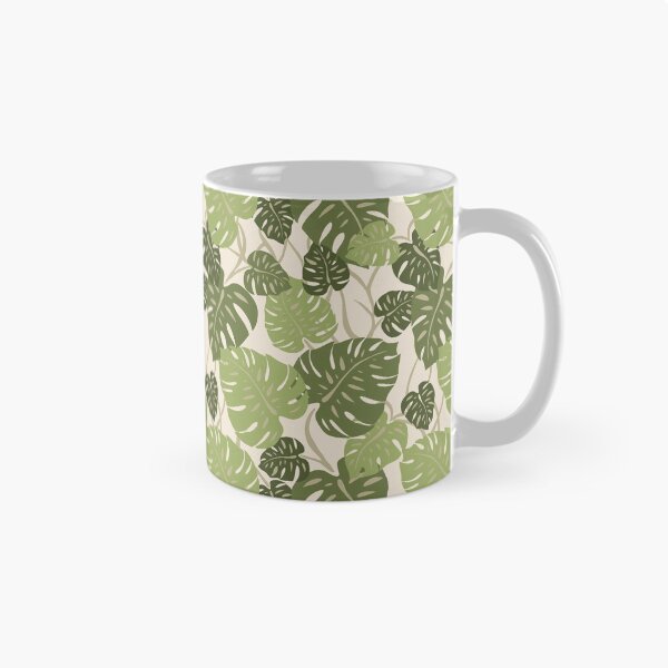 Item preview, Cliff Hanger Monstera Leaf Hawaiian Print - Sage and Olive Green designed and sold by DriveIndustries.