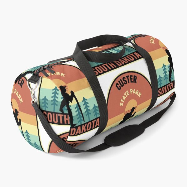 Item preview, Custer State Park South Dakota Retro Hiking designed and sold by HalpinDesign.