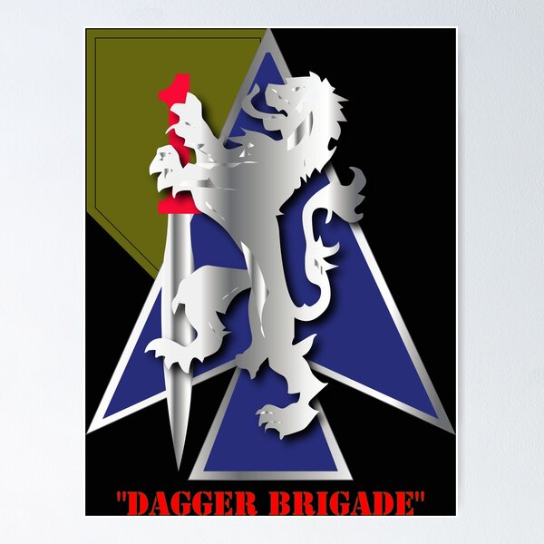 Item preview, Army - 2nd Bde Combat Tm - Dagger Brigade - 1st ID designed and sold by Military Insignia Products.