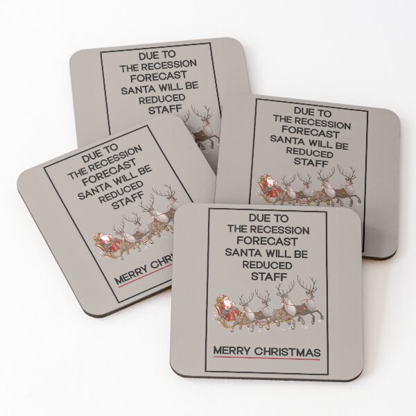 Item preview, Due To the Recession Forecast Santa Will Be Operating On Reduced Staff - Merry Christmas designed and sold by HichamMissiame.