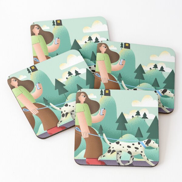 Item preview, Walking the dog designed and sold by Leiadesign.