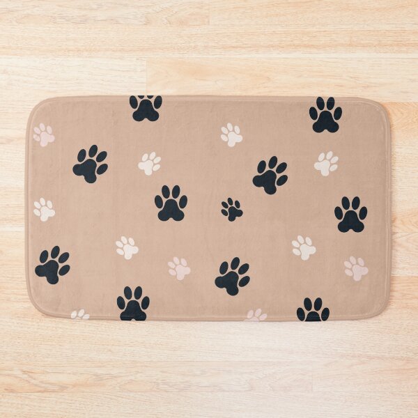 Item preview, Simple and Modern Light Theme Tan, Brown, and White Dog Paw Print Pattern designed and sold by Christopher  McGuire.