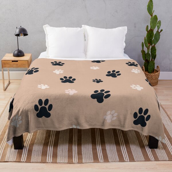 Item preview, Simple and Modern Light Theme Tan, Brown, and White Dog Paw Print Pattern designed and sold by Christopher  McGuire.