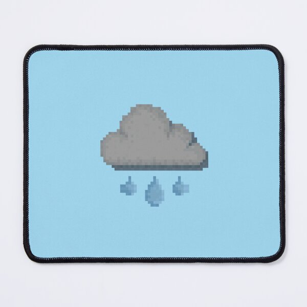 Item preview, Copy of Retro Pixel Grumpy Rain Cloud Weather Icon Design designed and sold by 8BitTrip.