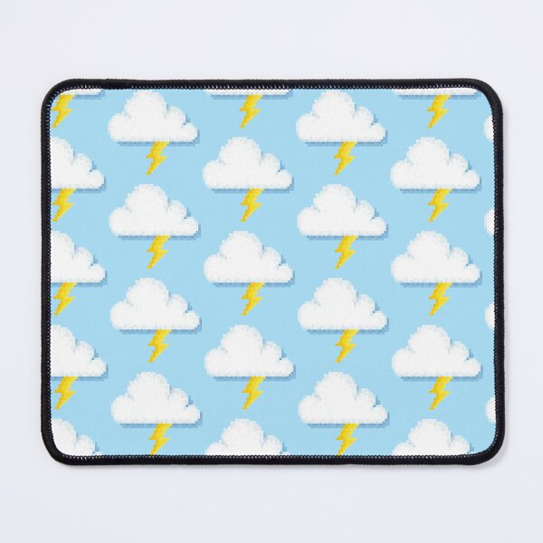 Item preview, Retro Pixel Lightning Cloud Weather Icon Design designed and sold by 8BitTrip.