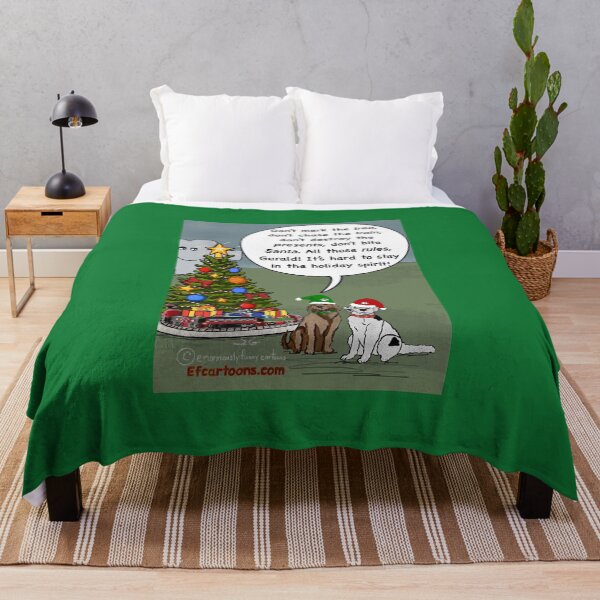 Item preview, Christmas Dog Rules designed and sold by Slgraham59.