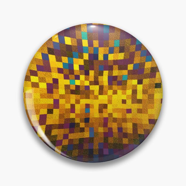 Item preview, Powerful Abstract Explosive Pattern in Blue Yellow designed and sold by MadandMean.
