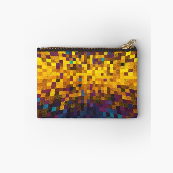 Item preview, Powerful Abstract Explosive Pattern in Blue Yellow designed and sold by MadandMean.