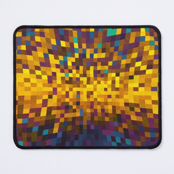 Item preview, Powerful Abstract Explosive Pattern in Blue Yellow designed and sold by MadandMean.