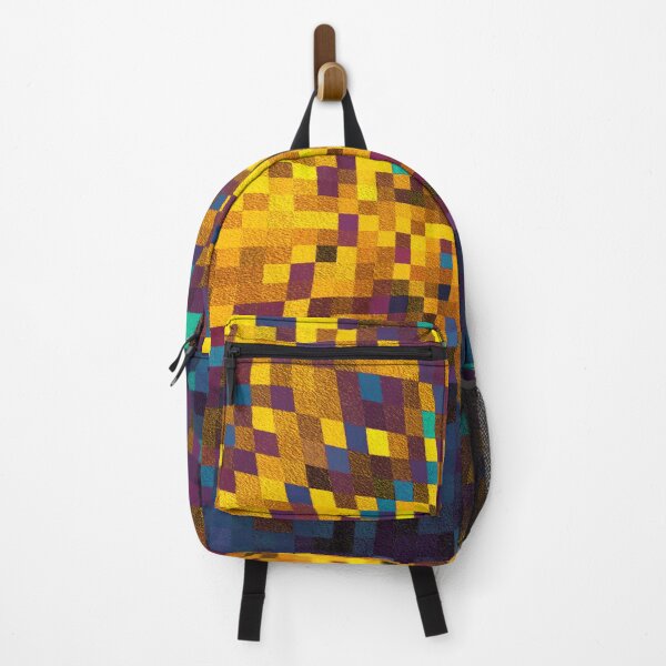 Item preview, Powerful Abstract Explosive Pattern in Blue Yellow designed and sold by MadandMean.