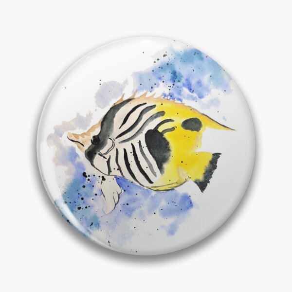 Item preview, Threadfin Butterflyfish designed and sold by laraemilie.