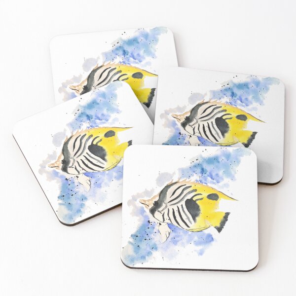 Item preview, Threadfin Butterflyfish designed and sold by laraemilie.