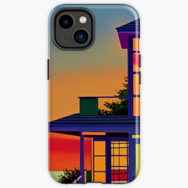 Gemälde eines Sonnenuntergangs am Meer iPhone Robuste Hülle