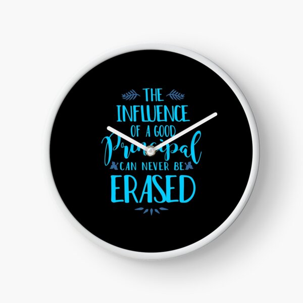Influence of a Principal Can Never be Erased Clock