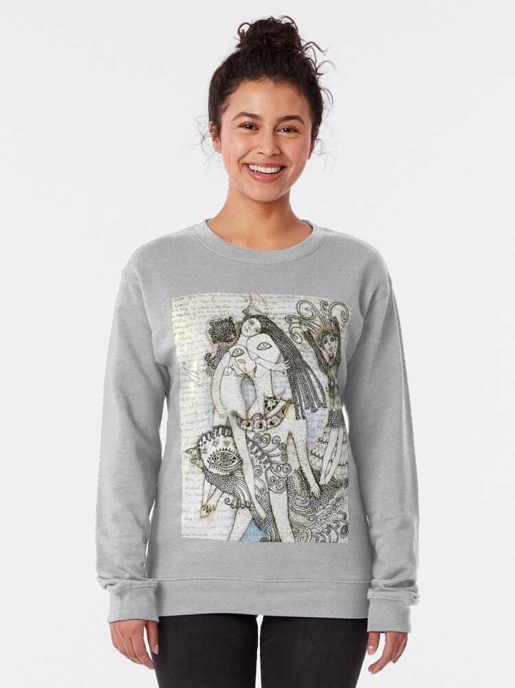 Alternate view of Poesía al abismo Pullover Sweatshirt