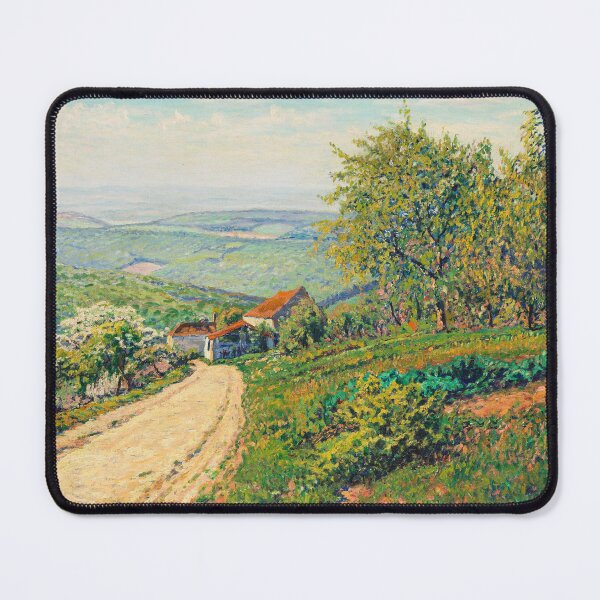 Item preview, Mountain Slope with Path through a Summer Landscape to the Valley (20th century) - Gustave Cariot designed and sold by SALON DES ARTS.