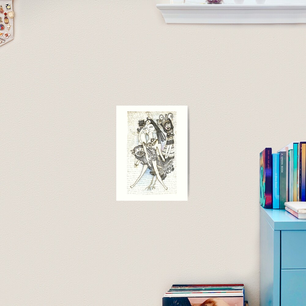 Poesía al abismo Art Print