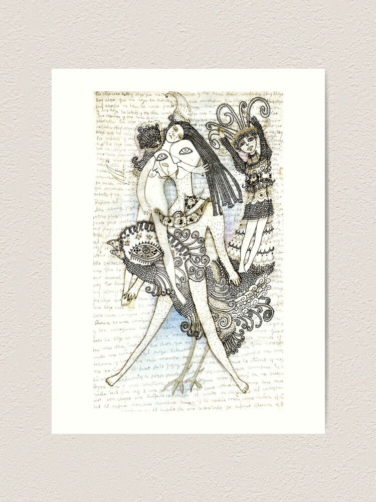 Alternate view of Poesía al abismo Art Print