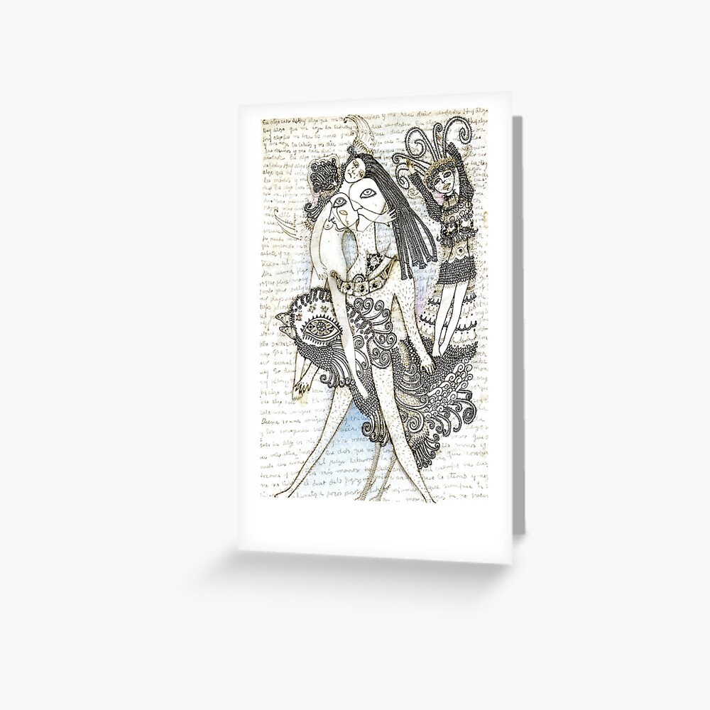 Poesía al abismo Greeting Card