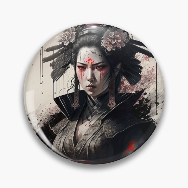 Samurai Pins And Buttons For Sale | Redbubble