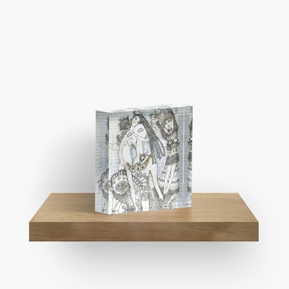 Poesía al abismo Acrylic Block