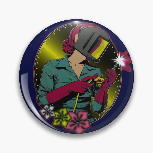 Item preview, Born to Weld - Blessed to Be a Woman Vintage Logo for Professional Female Welders designed and sold by CRHPOD20.