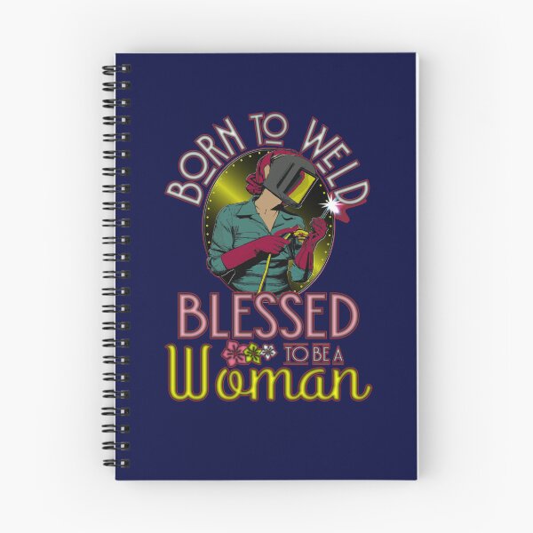 Item preview, Born to Weld - Blessed to Be a Woman Vintage Logo for Professional Female Welders designed and sold by CRHPOD20.