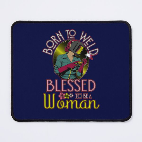 Item preview, Born to Weld - Blessed to Be a Woman Vintage Logo for Professional Female Welders designed and sold by CRHPOD20.