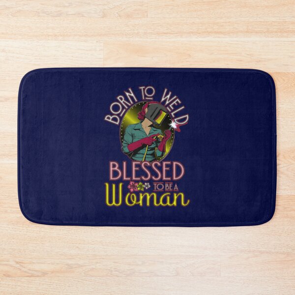 Item preview, Born to Weld - Blessed to Be a Woman Vintage Logo for Professional Female Welders designed and sold by CRHPOD20.